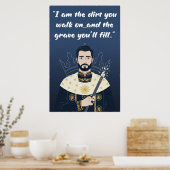 Machteloze Boek Citatem Poster (Keuken)
