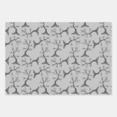 Machtig als de eiken spooky hand-getrokken inpakpapier vel (Voorkant 3)