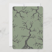 Machtig als de eiken spooky volwassen verjaardag kaart (Achterkant)