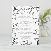 Machtig als de eiken spooky volwassen verjaardag kaart (Staand voorkant)