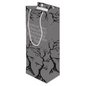 Machtig als de eiken spooky wijn geschenk tas cadeautas (Achterkant Gekanteld)