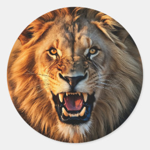 machtig geraas ronde sticker