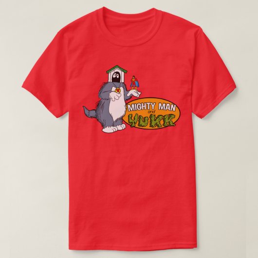 Machtig Man en Yukk T-shirt (Design voorkant)