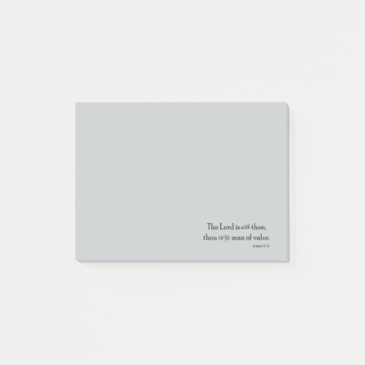 Machtig Man van dappere Bijbelverzen Post-it® Notes (Voorkant)