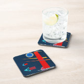 Machtig rood - Kandinsky Bier Onderzetter (Rechterzijde)