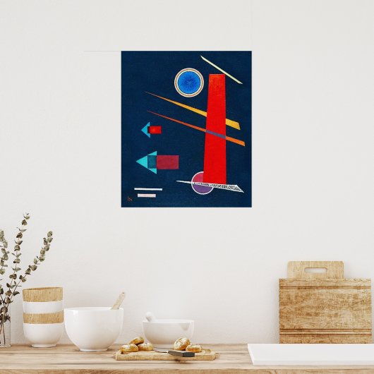 Machtig rood - Kandinsky Poster (Keuken)