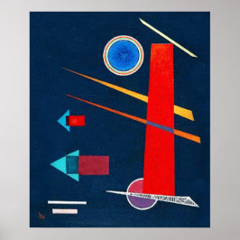 Machtig rood - Kandinsky Poster