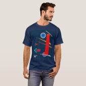 Machtig rood - Kandinsky T-shirt (Voorkant volledig)