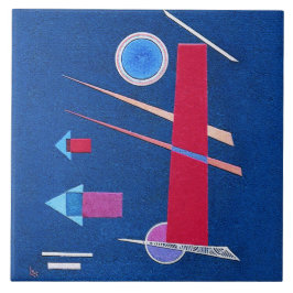 Machtig rood - Kandinsky Tegeltje