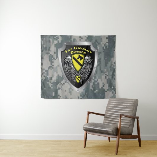 Machtige 1e Cavaleriedivisie Wandkleed (In Situ (horizontaal))