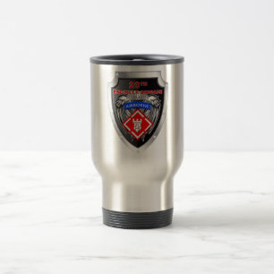 Machtige 20th Engineer Brigade-Airborne Crest Reisbeker