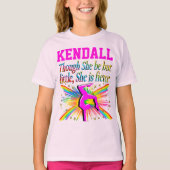 MACHTIGE FELLE GYMNAST T-SHIRT (Voorkant)