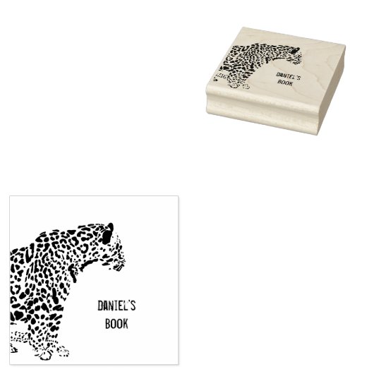 Machtige Jaguar illustratie Rubberstempel (Gestempeld)