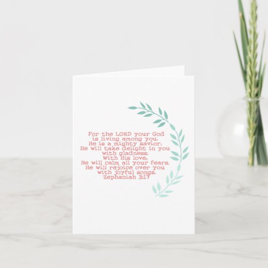 machtige redder notecard kaart (Voorkant)