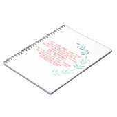 " machtige redder " zephaniah tijdschrift 3:17 notitieboek (Linkerzijde)