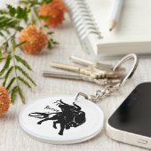 Machtige Taurus de Stier Zodiac Sleutelhanger (Voorkant Rechts)