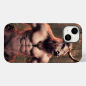 machtige taurus in het bos Case-Mate iPhone case (Achterkant (horizontaal))