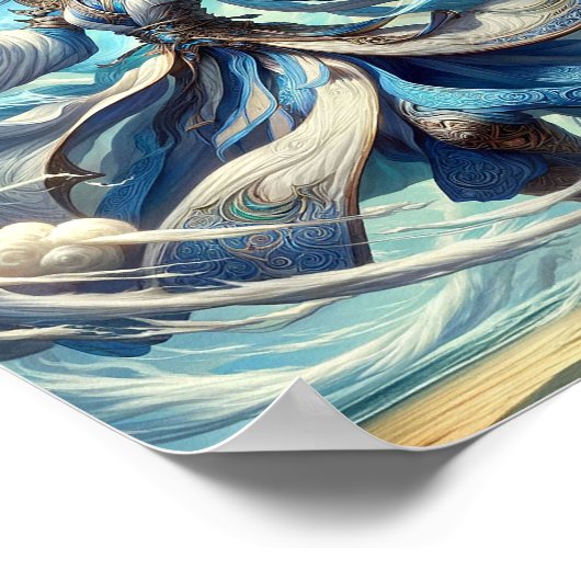 Mächtige Windmagierin: Ein Sturm des Zaubers Poster (Hoek)