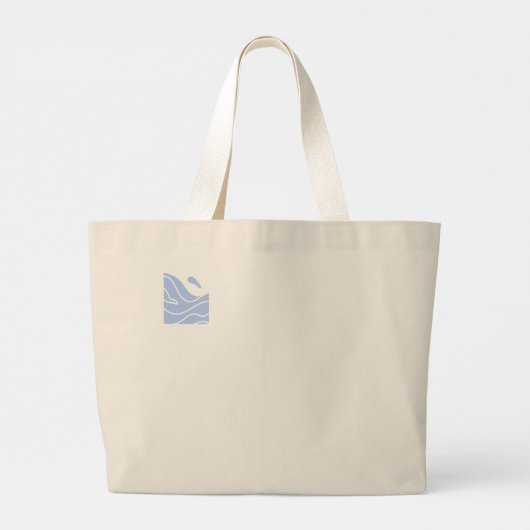 Machtiger dan de Canvas tas van de golven (Achterkant)