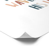 Machtiger dan de golven Christelijke Kinder Poster (Hoek)