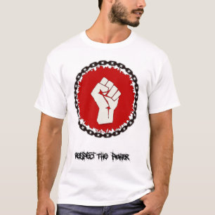machts vuist t-shirt