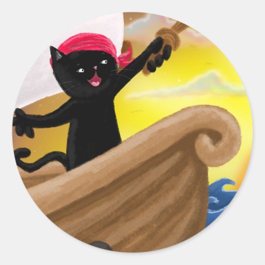 Machu bij Zee Sticker (Voorkant)