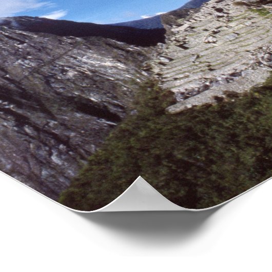 Machu Picchu 1975 Peru Poster (Hoek)