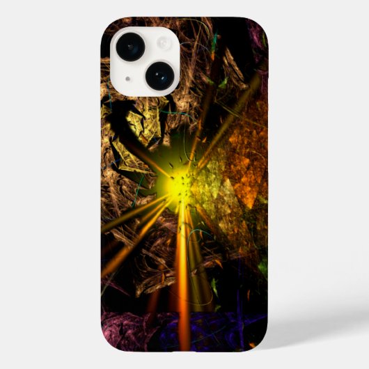 Machu Picchu 3D optische illusie fractal Case-Mate iPhone Case (Achterkant)