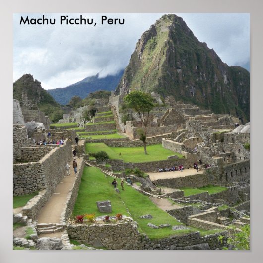 Machu Picchu Afdrukken Poster (Voorkant)