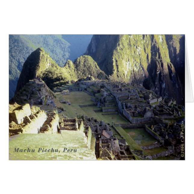 "Machu Picchu at Dawn" (Voorkant Horizontaal)