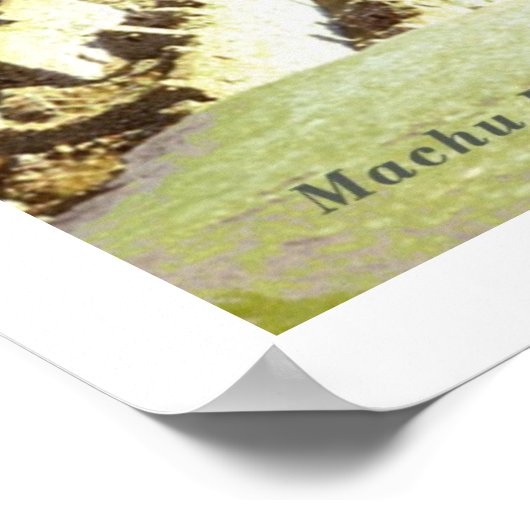 "Machu Picchu at Dawn" Poster (Hoek)