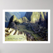 "Machu Picchu at Dawn" Poster (Voorkant)