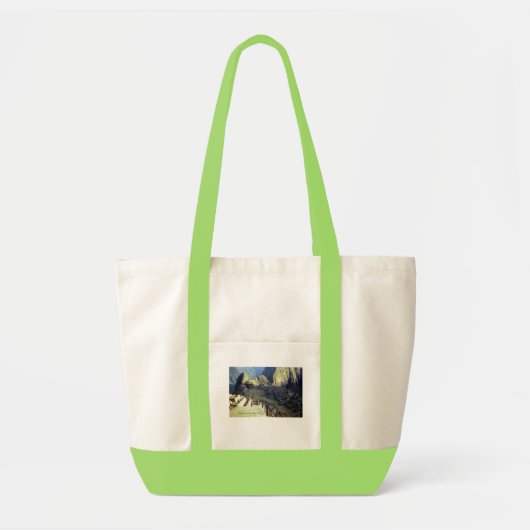 "Machu Picchu at Dawn" Tote Bag (Voorkant)