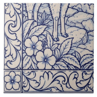 Machu Picchu Azulejo Muurschildering 5 van 6 links Tegeltje