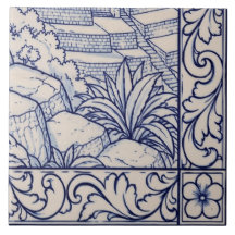 Machu Picchu Azulejo Muurschildering 6 van 6 Recht