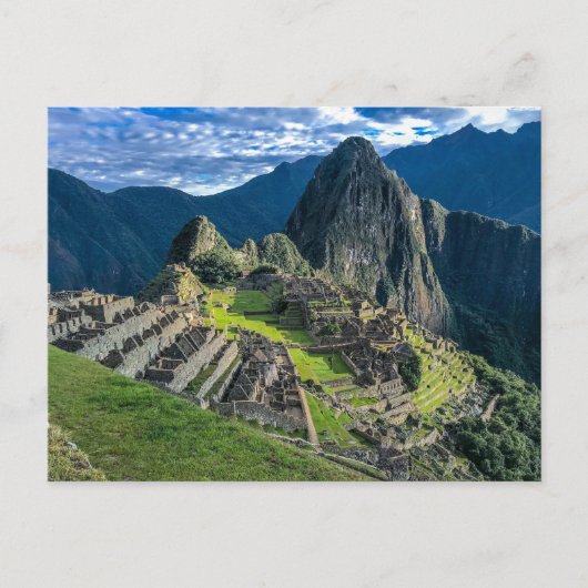 Machu Picchu Briefkaart (Voorkant)
