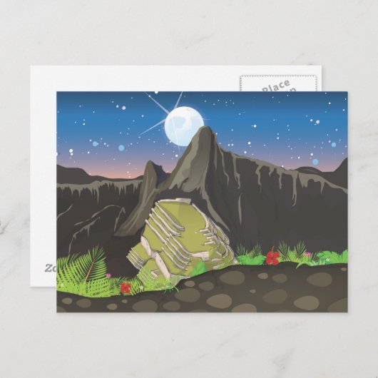 Machu Picchu Briefkaart (Voorkant / Achterkant)