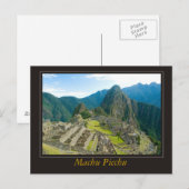 Machu Picchu Briefkaart (Voorkant / Achterkant)