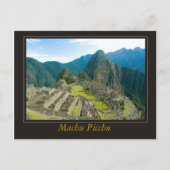 Machu Picchu Briefkaart (Voorkant)