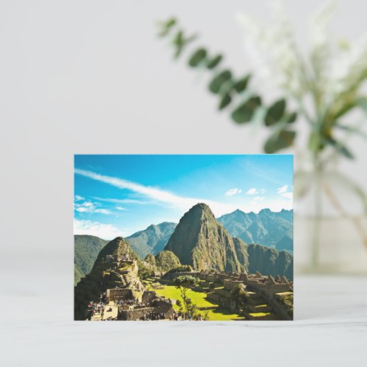 Machu Picchu Briefkaart (Staand voorkant)