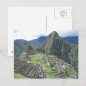 Machu Picchu Briefkaart (Voorkant / Achterkant)