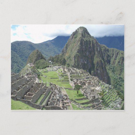 Machu Picchu Briefkaart (Voorkant)