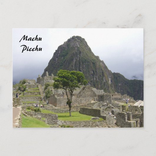 machu picchu briefkaart (Voorkant)