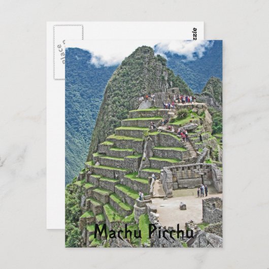 Machu Picchu Briefkaart (Voorkant / Achterkant)