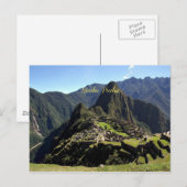 Machu Picchu Briefkaart (Voorkant / Achterkant)