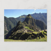 Machu Picchu Briefkaart (Voorkant)