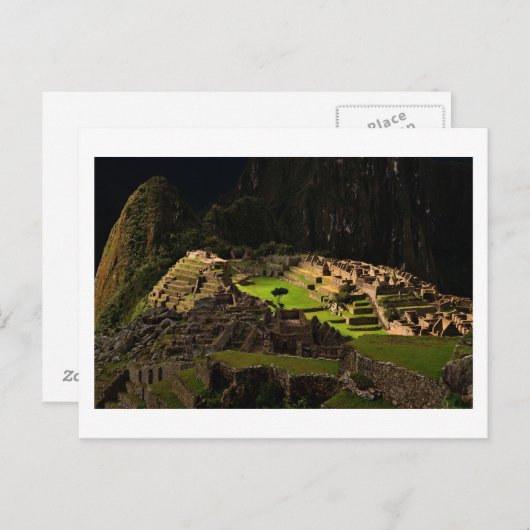 Machu picchu briefkaart (Voorkant / Achterkant)