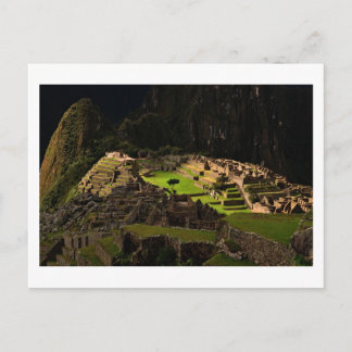 Machu picchu briefkaart