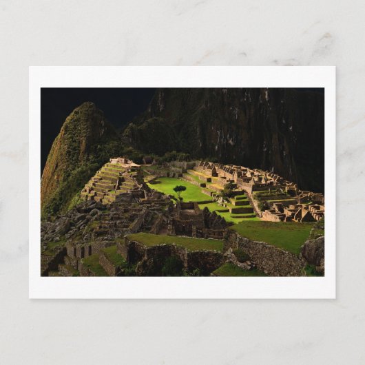 Machu picchu briefkaart (Voorkant)
