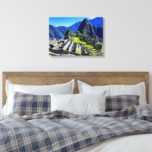 Machu Picchu Canvas Afdruk (Insitu (Slaapkamer))